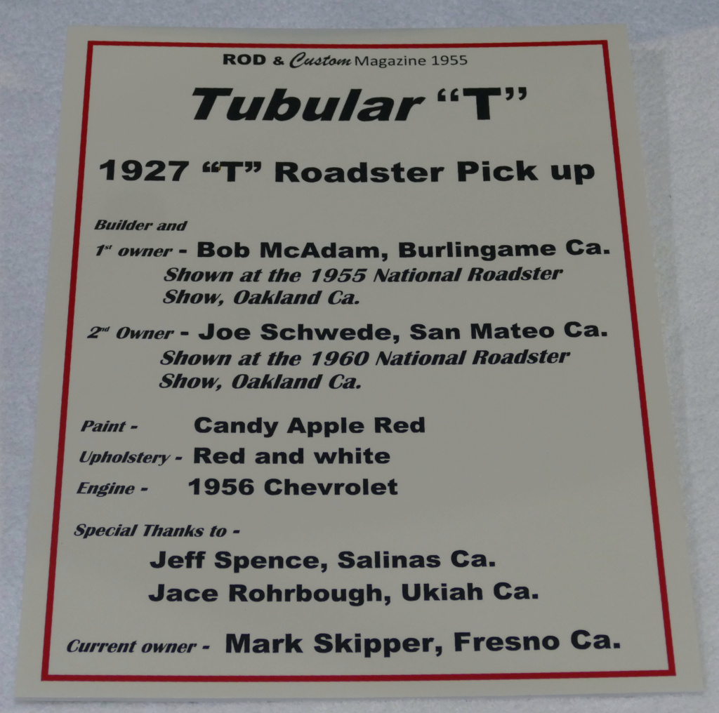 1927 Ford "Tubular T" Roadster Pick up - Bob McAdam - Joe Schwede 53507313