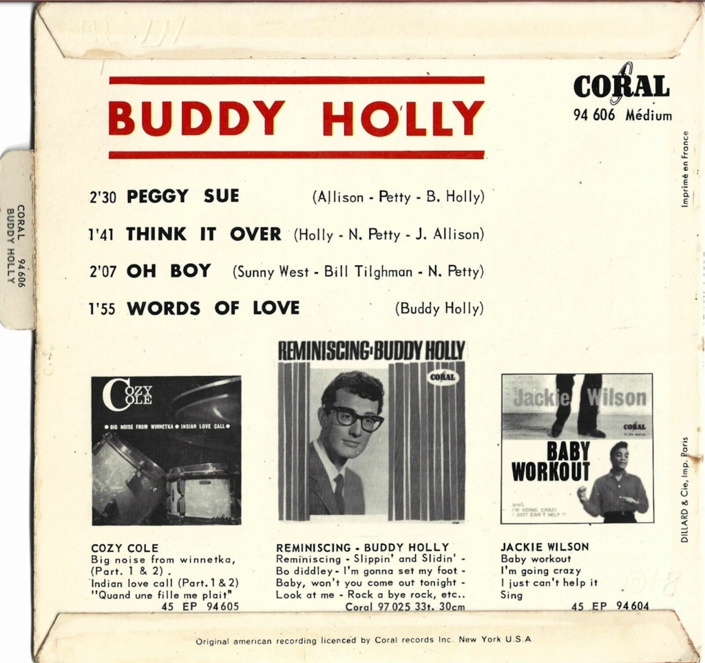 Buddy Holly eps 45 rpm Bh212