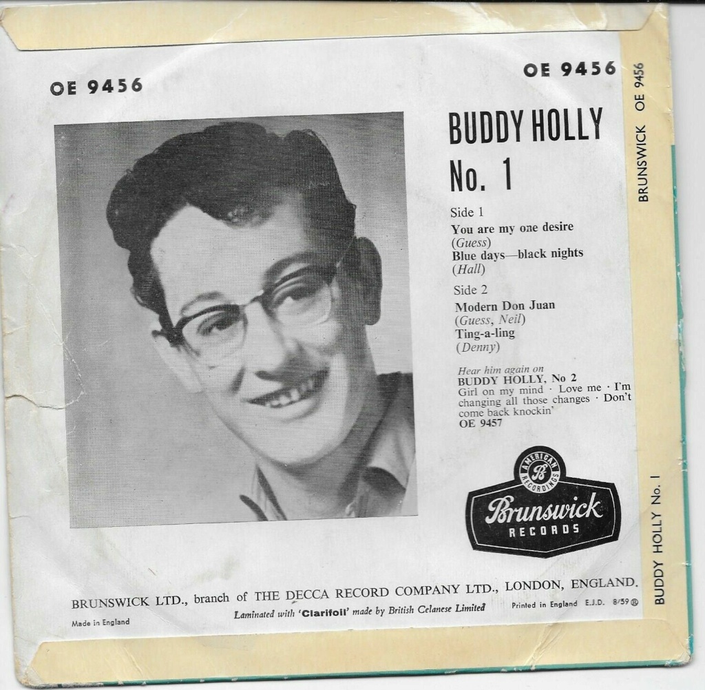 Buddy Holly eps 45 rpm Bh216