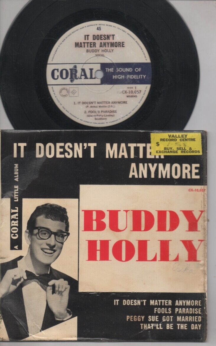 Buddy Holly eps 45 rpm Bh27