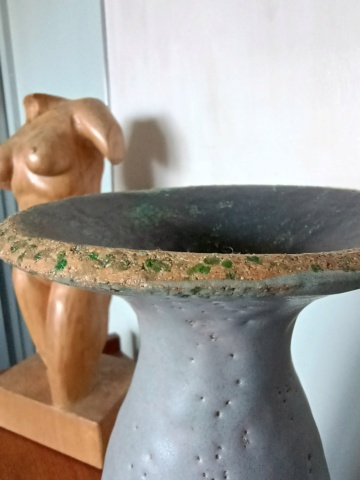 Stoneware vase for ID - Inscribed 'VA' Vase_v10