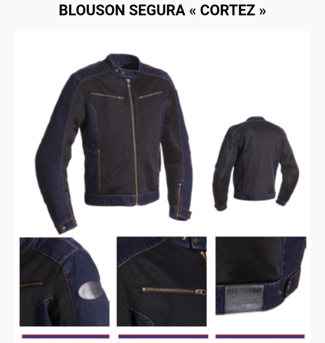 Blouson été Ségura CORTEZ Screen75