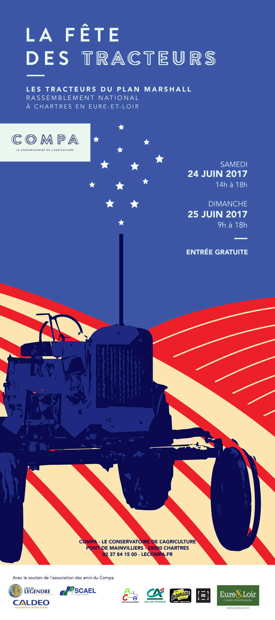  28- Les tracteurs du Plan Marshall Au COMPA le 24 et 25 Juin 2017 Affich10