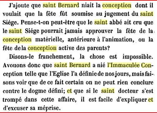 L'Immaculé conception selon Saint Bonaventure et Saint Bernard B_0110