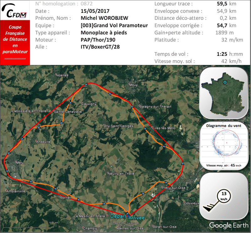 0872 - 15/05/17 - Michel WOROBJEW - 54,7 km - homologué 22_fi548