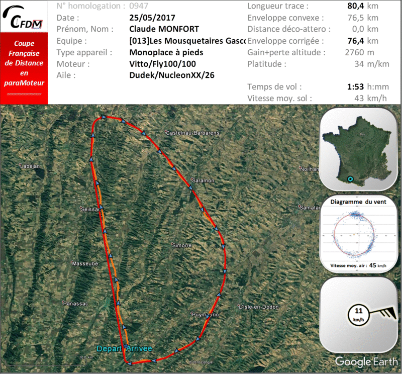 0947 - 25/05/17 - Claude MONFORT - 76,4 km - homologué 22_fi626