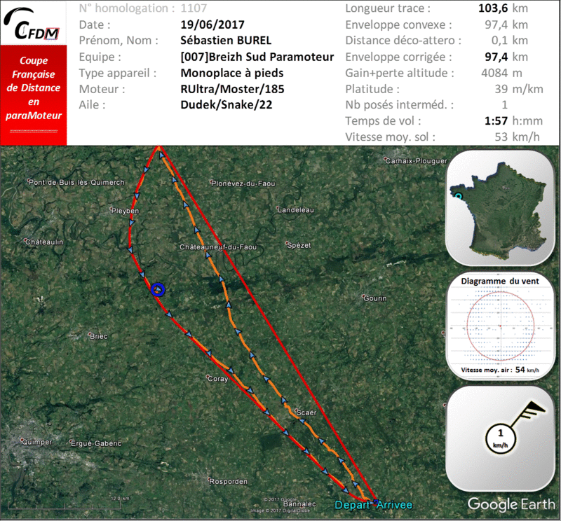 1107 - 19/06/17 - Sébastien BUREL - 97,4 km - homologué 22_fi800