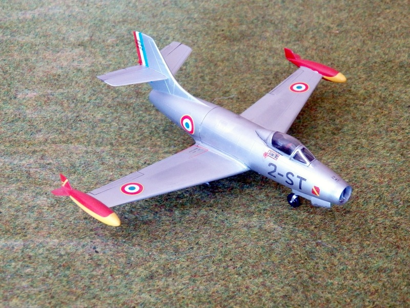 Dassault MD 450 Ouragan, maquette Heller, 1/72, 1981 Md_45015