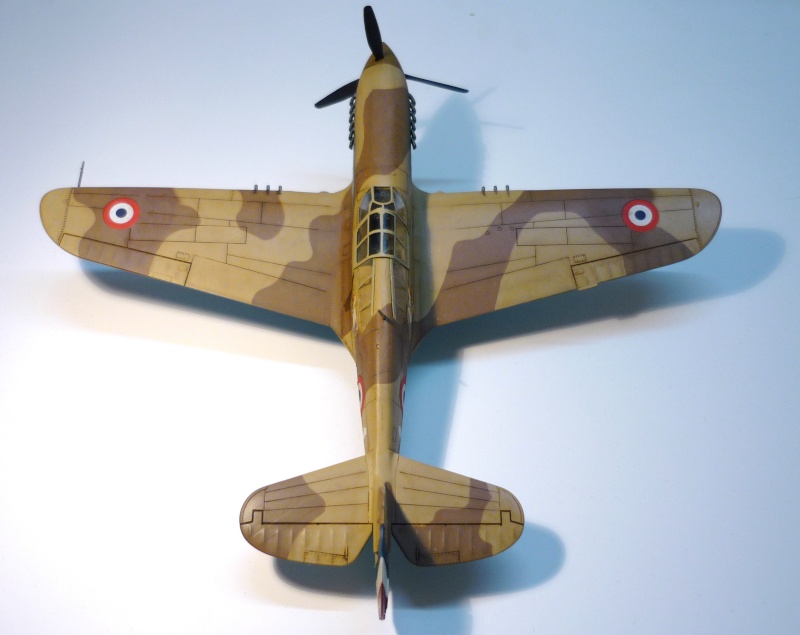 Curtiss P 40F, Groupe de Chasse Lafayette Hasegawa + scratch  P1020442