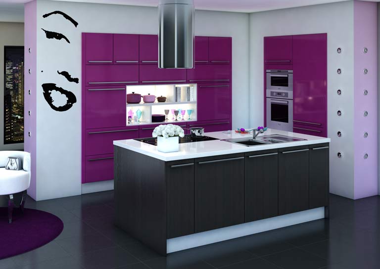 (couleur murs de cuisine ( cuisine prune) Lsd2-d10