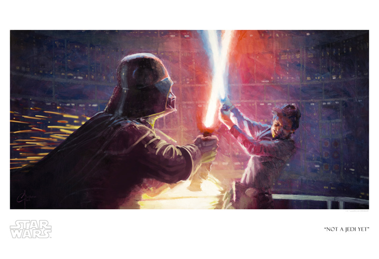 Artwork Star Wars - ACME - Not a Jedi yet Swesb610