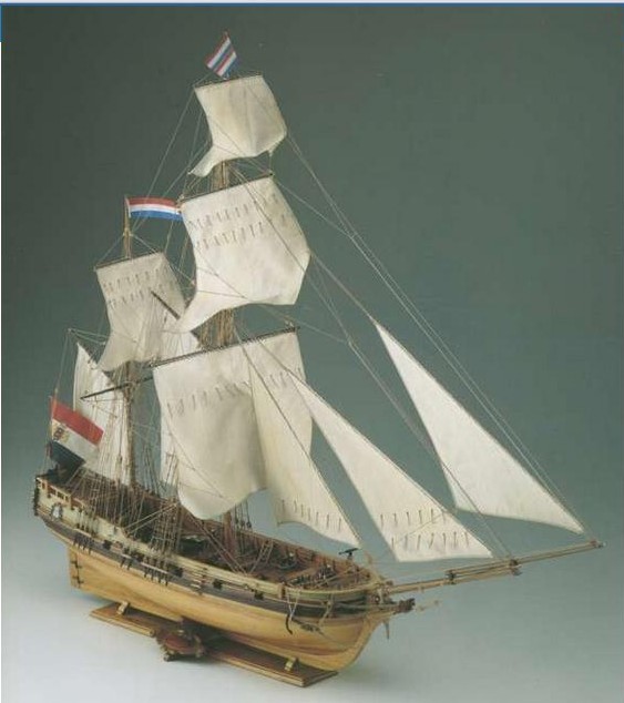 maquette Dolphyn ketch corsaire hollandais de 1750 Ketch10