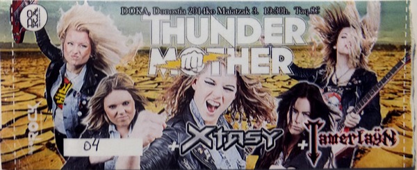 thundermother - Thundermother/Xtasy/Tamerlayn - Donostia, le 3.05.2014 Thunde12