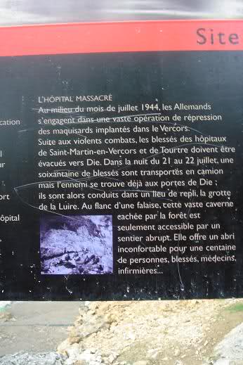 grotte de la Luire - Hôpital lors des combats du Vercors 1zx2k910
