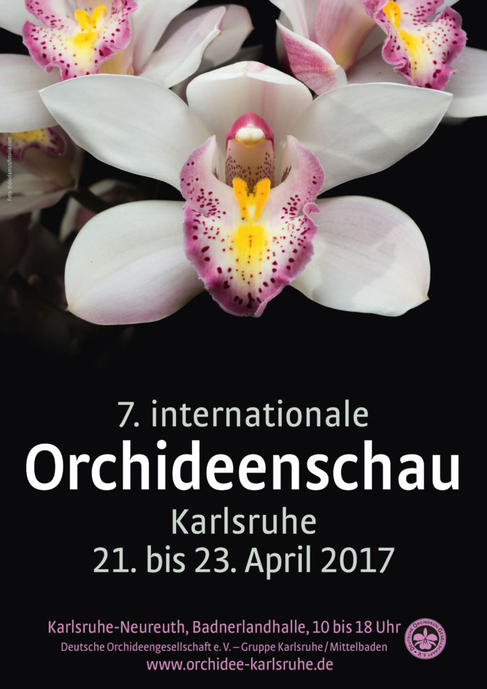 Exposition d'orchidées à Karlsruhe Plakat10