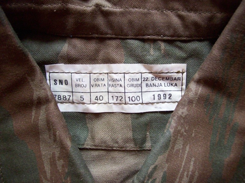 Serbian of Bosnian and Srpska repubic camouflage 100_3225