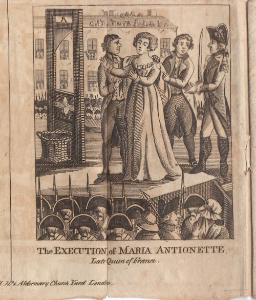 L'exécution de Marie-Antoinette le 16 octobre 1793, Marie-Antoinette conduite à l'échafaud Deadma12