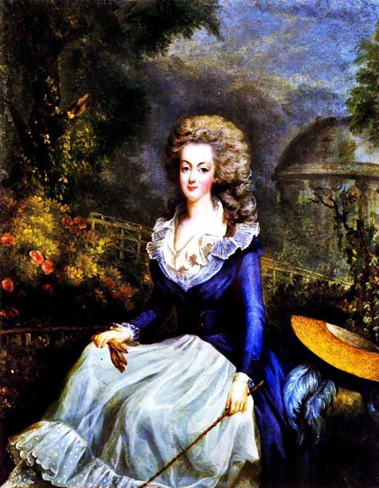 Portrait de Marie Antoinette attribué à Jean-Baptiste-André Gautier-Dagoty et non plus à Vestier Matple10