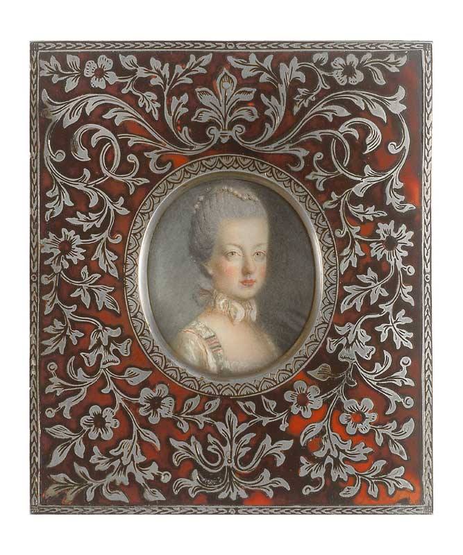 Portraits de Marie-Antoinette, Dauphine Miniat10