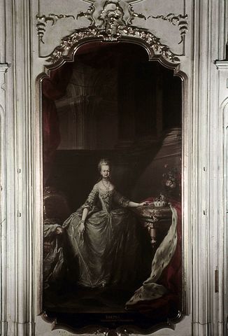 Portrait de Marie-Antoinette ou de Marie-Josèphe, par Meytens ? Rzherz10