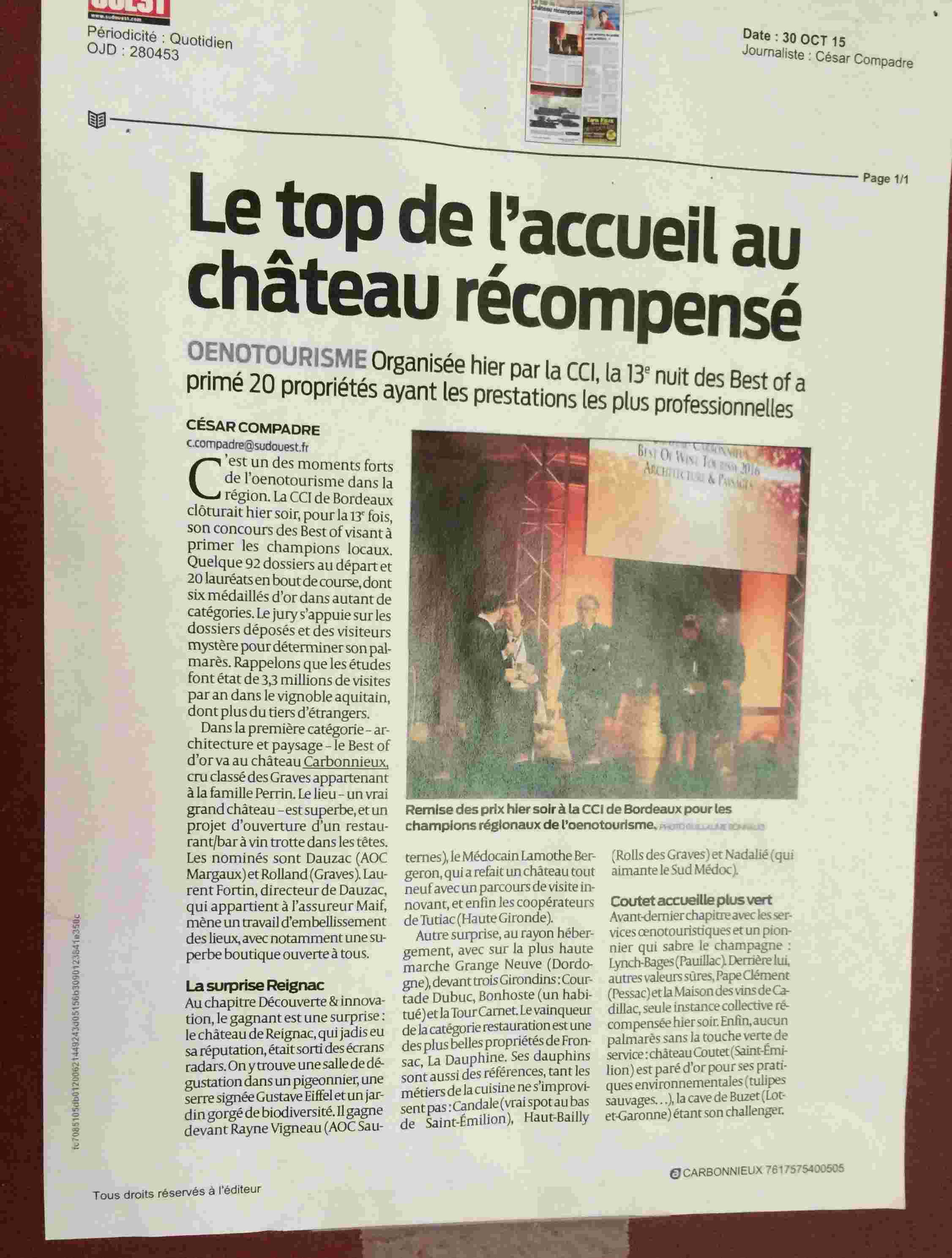 Le vignoble du Pessac Leognan - Page 15 Carbon36