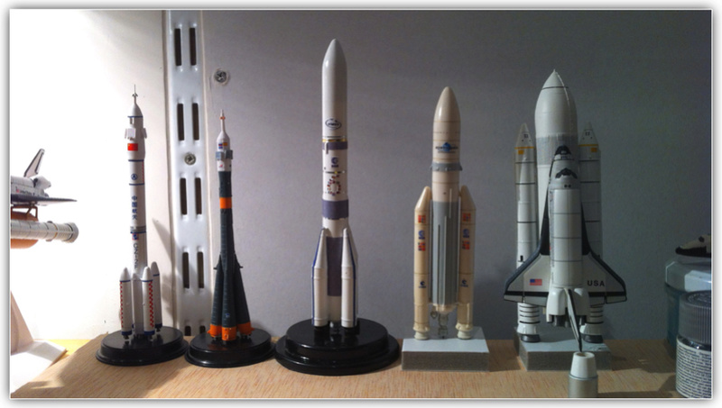 ARIANE 6 - version A64 - 1/400ème - fait maison ''pas cher'' par Tezio Riana610