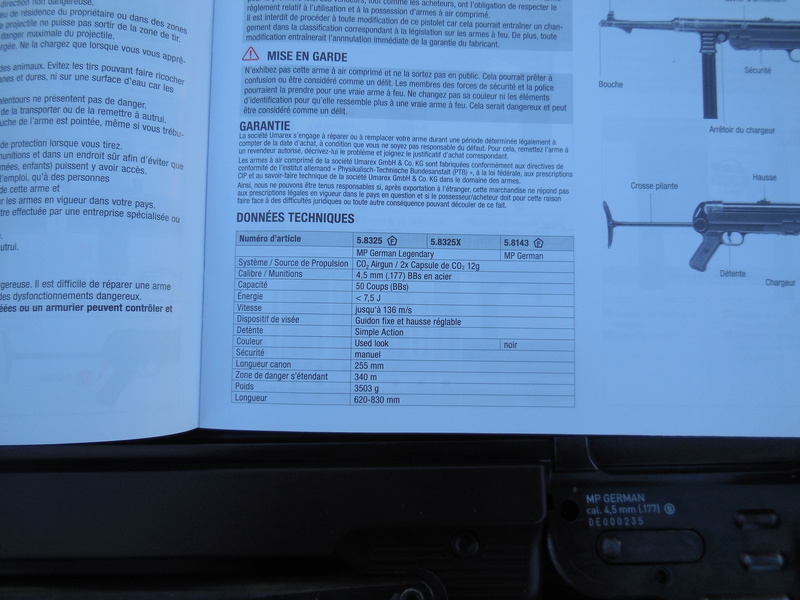 Review de la MP40 légend (maschinenpistol) arrivée ce matin Dscn2613