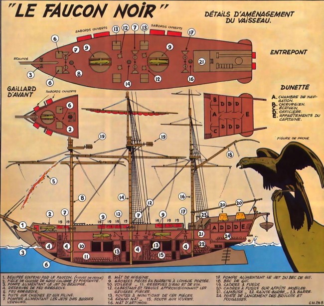 le faucon noir , version vaisseau de l'enfer ...  Faucon10