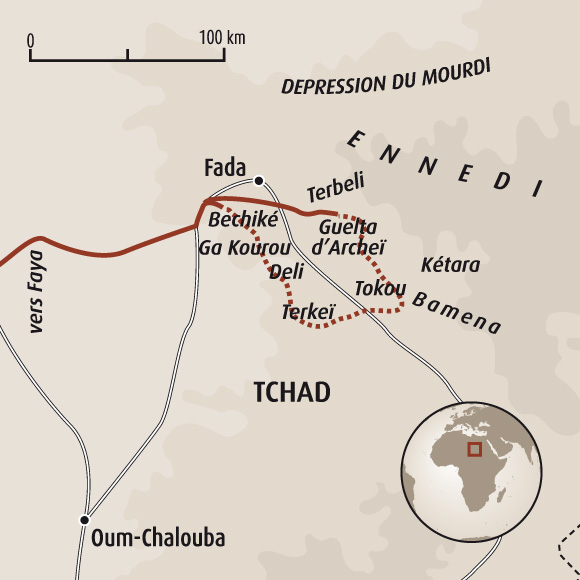 Sahara - Tchad - Ennedi - Guelta d'Archeï Tca00210