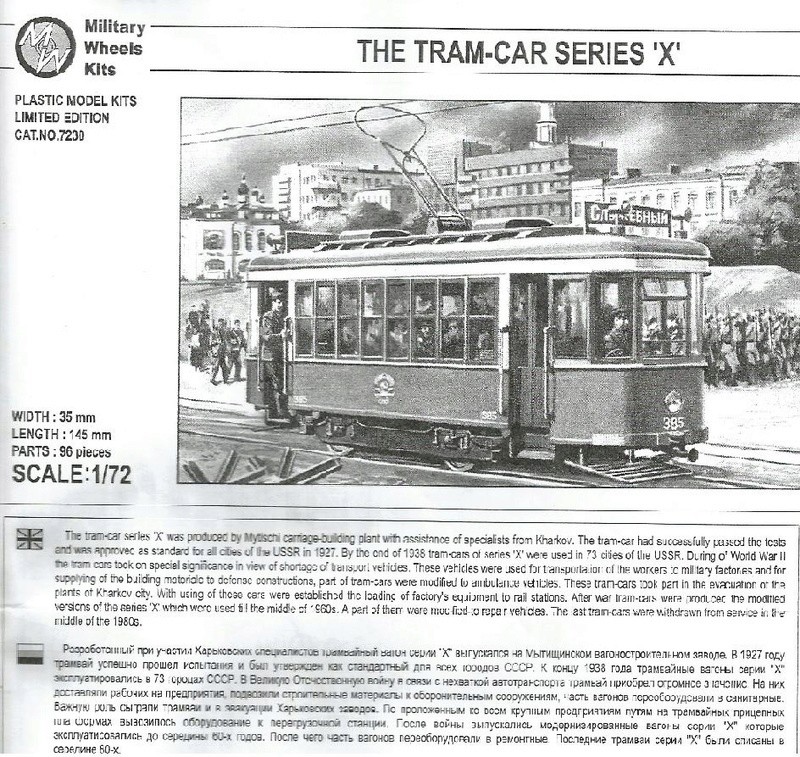 Tram serie X - 1/72 - Military Wheels Kits Notice10