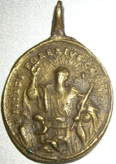 Médaille XVIIIème - probablement St-Coeur de Jésus et St-Pierre-Fourrier Imgp9628