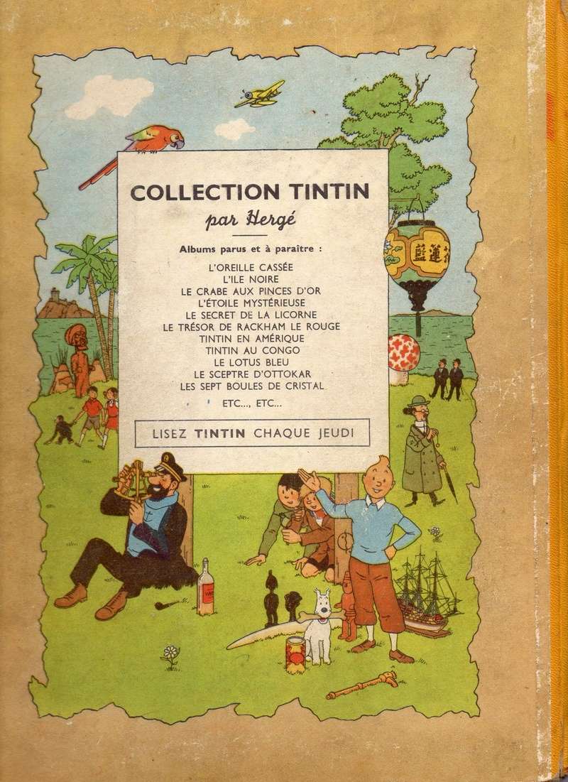 La grande histoire des aventures de Tintin. - Page 17 2plat_19