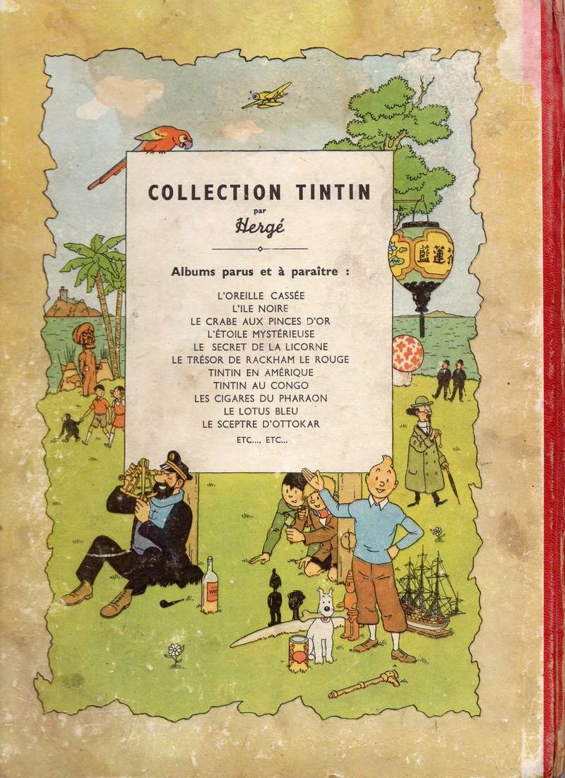 La grande histoire des aventures de Tintin. - Page 18 2plat_22
