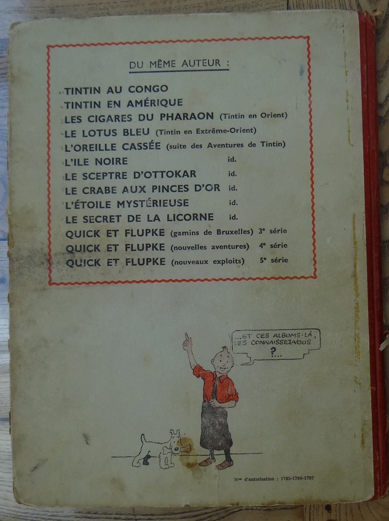 La grande histoire des aventures de Tintin. - Page 20 Dsc03117
