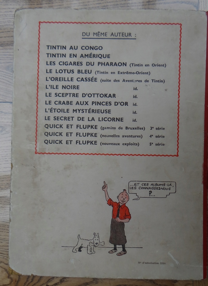 La grande histoire des aventures de Tintin. - Page 23 Dsc03151
