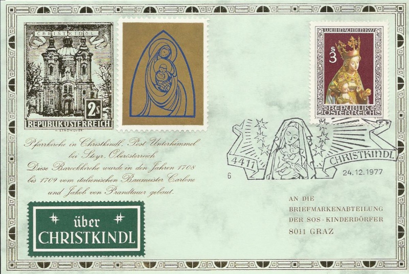 post - Christkindl Stempel 110