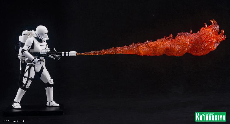 Kotobukiya Star Wars -Snowtrooper Flametrooper ArtFX Statue Flame_10