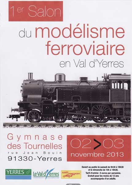 1 er Salon du Modélisme Ferroviaire en Val d'Yerres 2-3/11 Isalon11