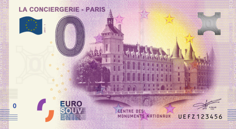 BES - Billets 0 € Souvenirs  [Paris = 86] Concie10