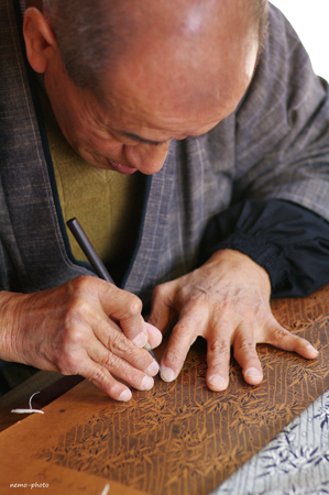 Dessin découpage ancien TOYOKUNI? japon B0177210