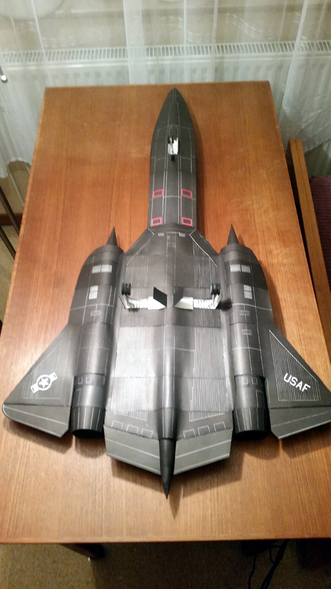 SR 71 Blackbird 1:33 von FLY gebaut von Adolf Pirling 20170310