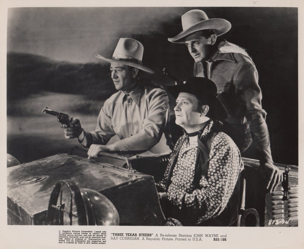 Three Texas Steers - 1939 Wayne828