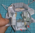 LM apollo 13 "squelette" en papier au 1/48 15010