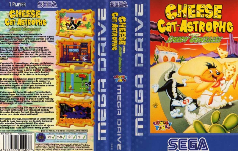 Cheese Cat-astrophe Starring Speedy Gonzales (Megadrive) Cheese10