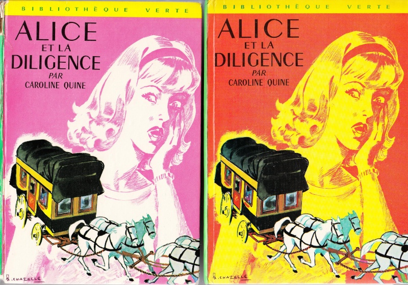 Alice et la diligence : deux variantes de couvertures Alice_13