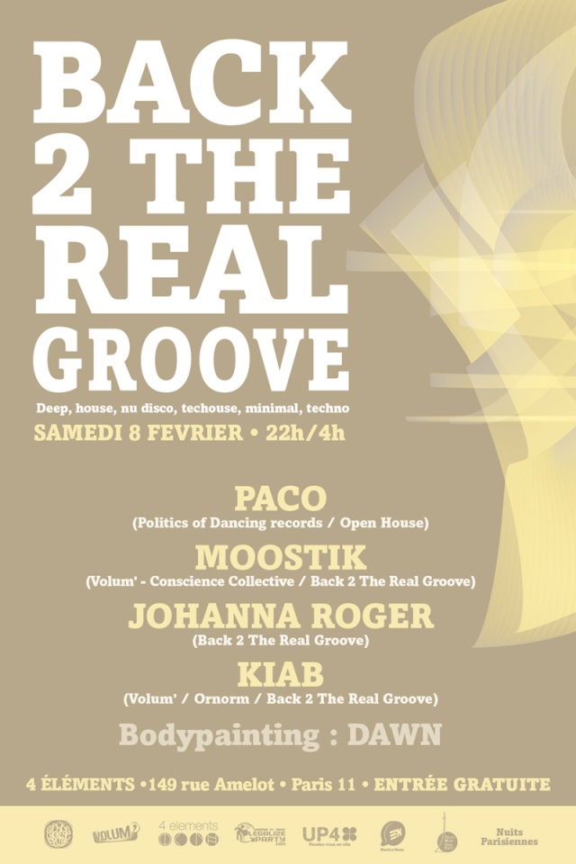 BACK 2 THE REAL GROOVE#guest PACO: 4 Eléments: 08/02 Back_210