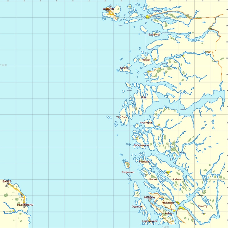 Map Norvège Norway10