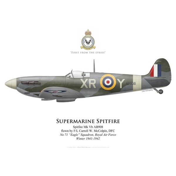 71st Squadron RAF Spitfi10