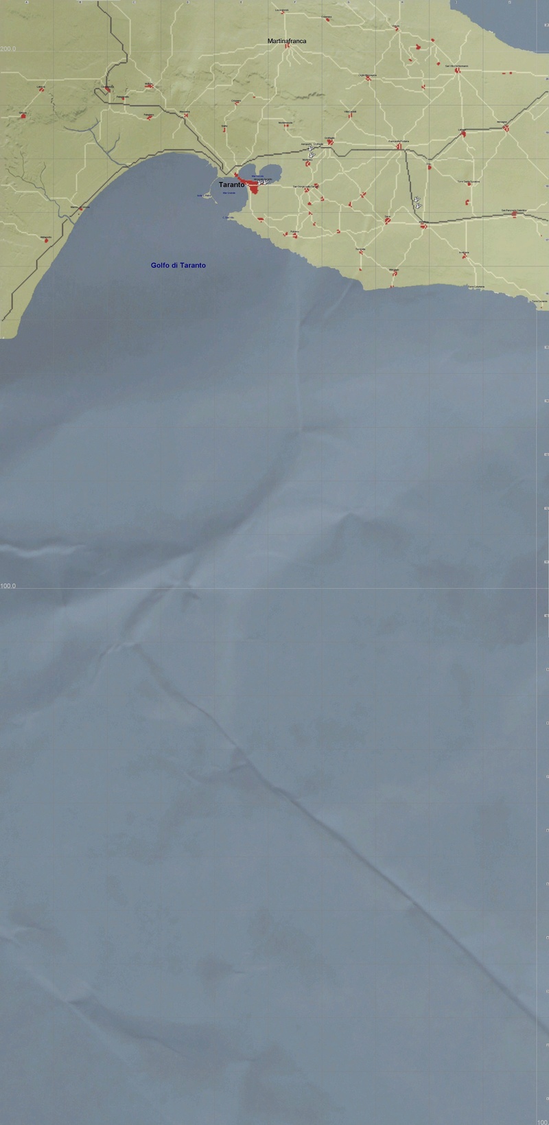 Maps Méditerranée Tarant10