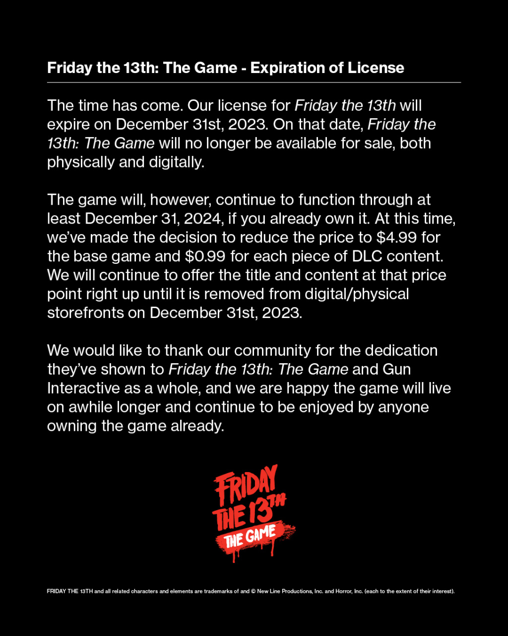 Friday the 13th [PS4/One/switch]  35234010